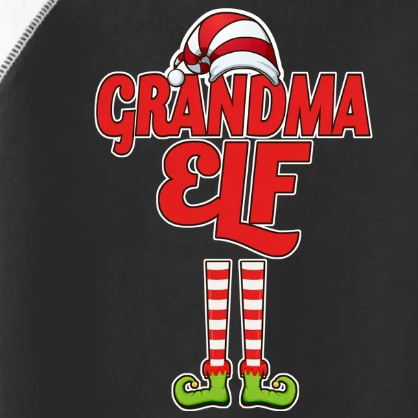 Christmas Grandma Elf Toddler Fine Jersey T-Shirt