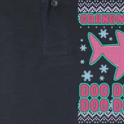 Christmas Grandma Shark Doo Doo Doo Softstyle Adult Sport Polo