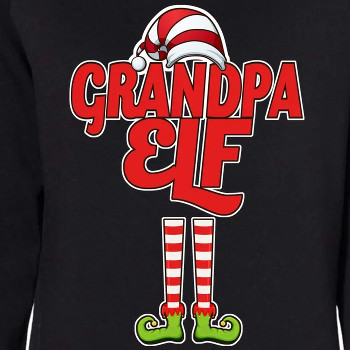 Christmas Grandpa Elf Womens California Wash Sweatshirt