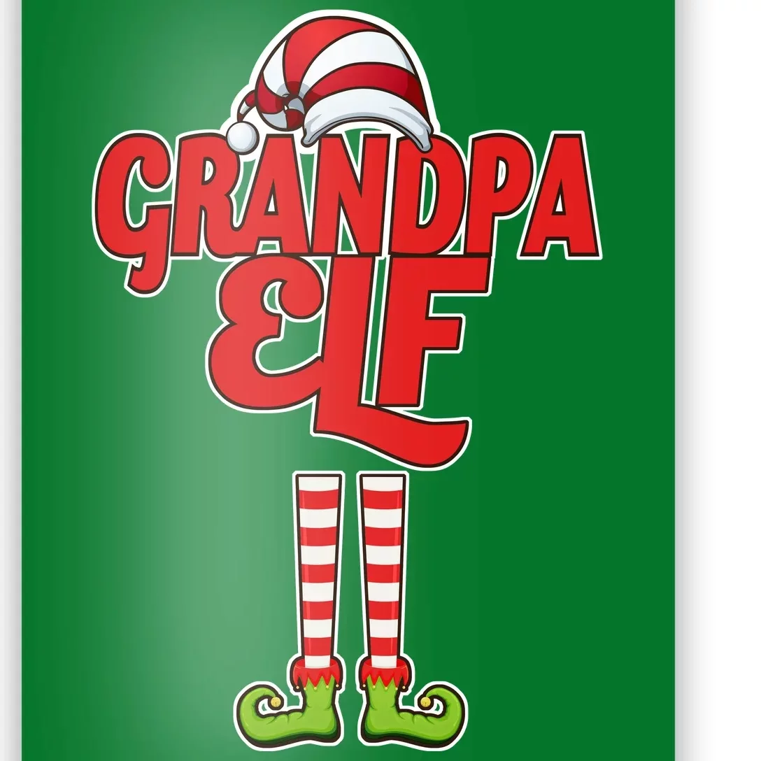 Christmas Grandpa Elf Poster