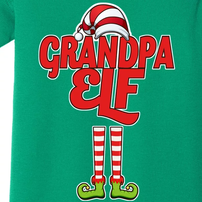 Christmas Grandpa Elf Baby Bodysuit