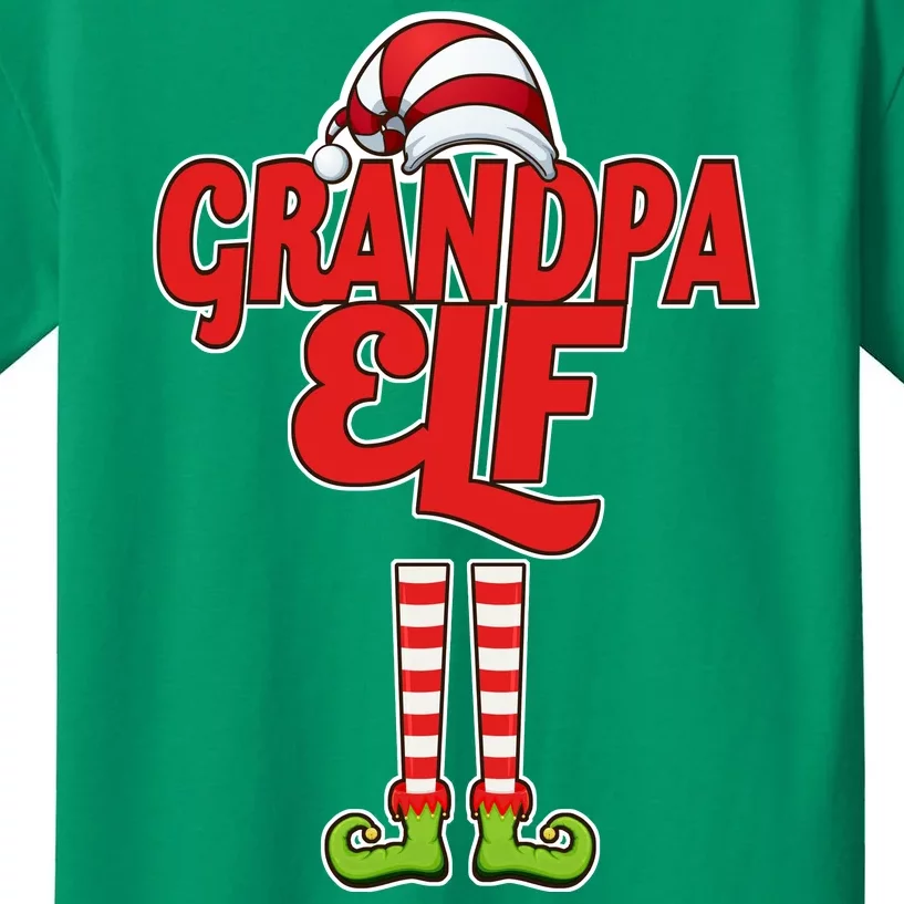 Christmas Grandpa Elf Kids T-Shirt