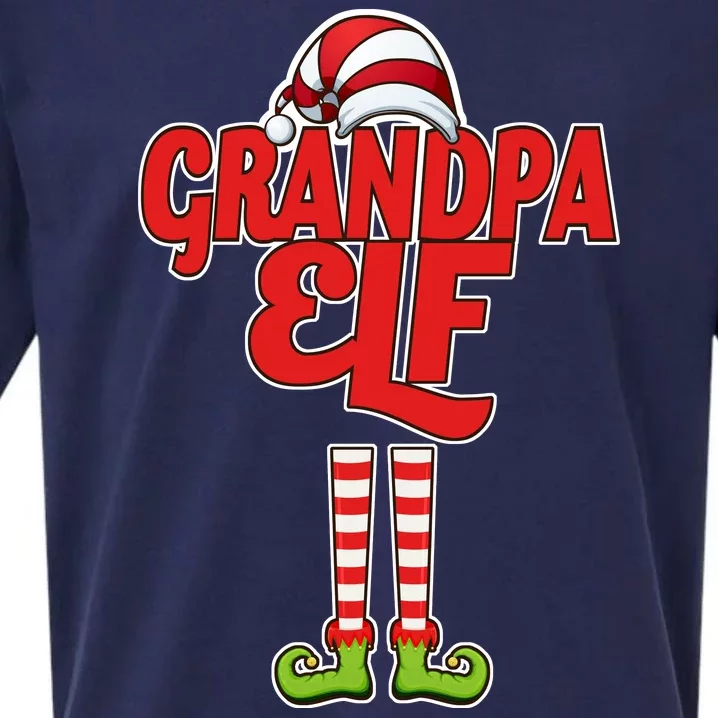 Christmas Grandpa Elf Sueded Cloud Jersey T-Shirt