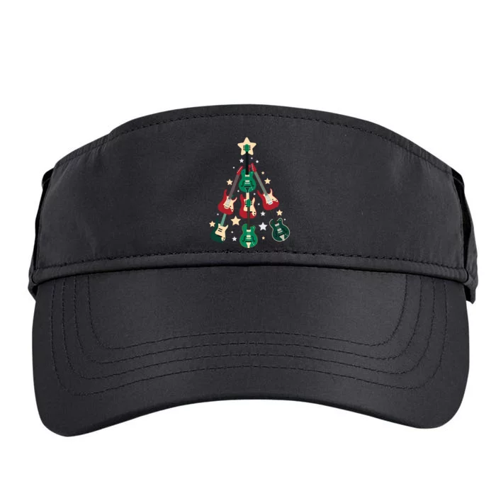 Christmas Guitar Tree Adult Drive Performance Visor