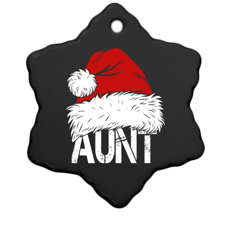 Christmas Hat Santa Aunt Christmas Ornament