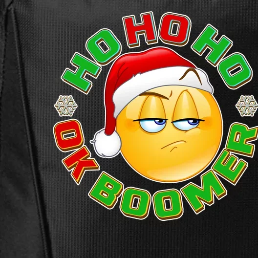 Christmas HO HO HO Ok Boomer City Backpack