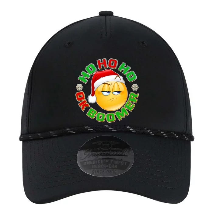 Christmas HO HO HO Ok Boomer Performance The Dyno Cap