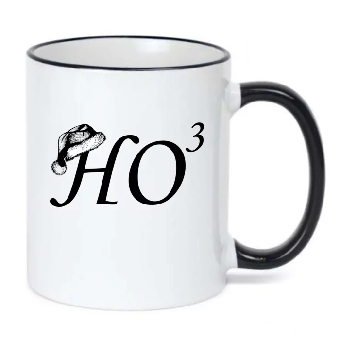 Christmas HO Times Three Black Color Changing Mug