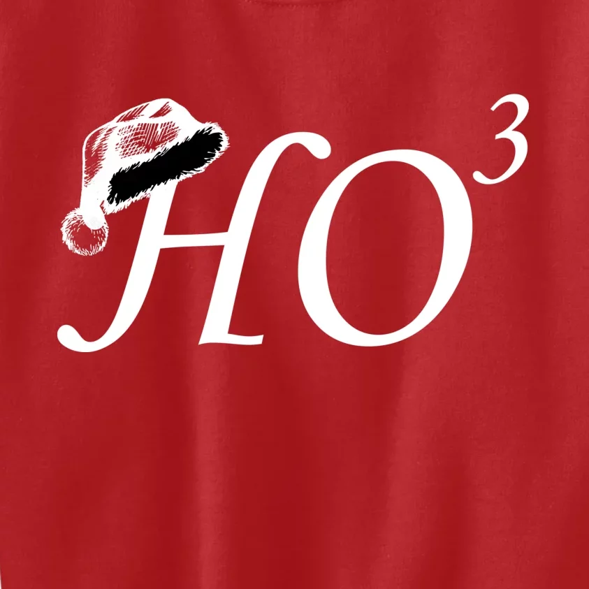 Christmas HO Times Three Kids Sweatshirt