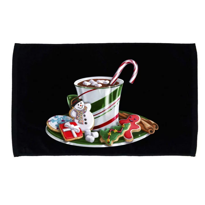 Christmas Hot Chocolate Microfiber Hand Towel