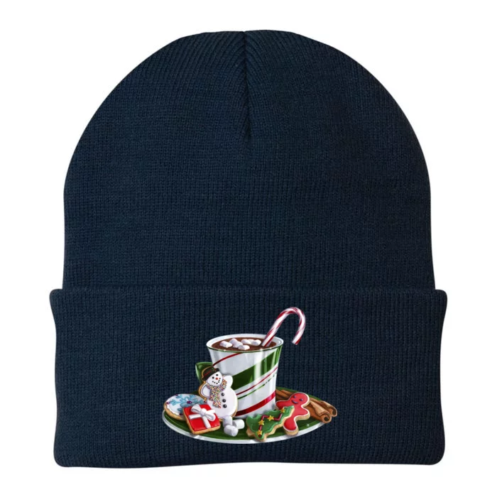 Christmas Hot Chocolate Knit Cap Winter Beanie