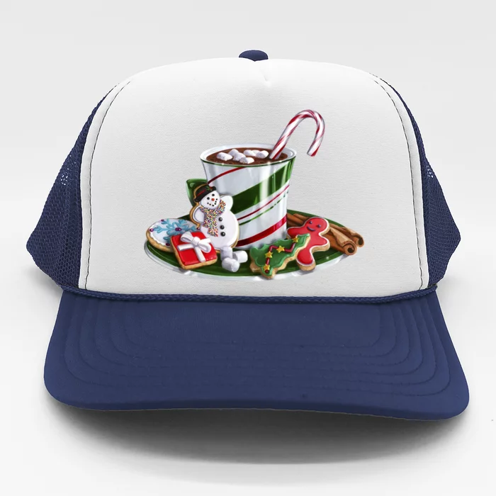 Christmas Hot Chocolate Trucker Hat