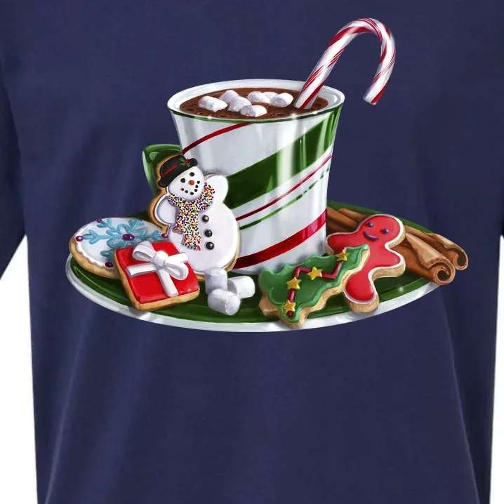 Christmas Hot Chocolate Sueded Cloud Jersey T-Shirt