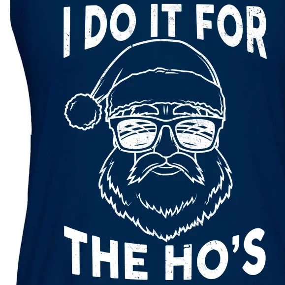 Christmas I Do it for the Ho's X-Mas Ladies Essential Flowy Tank