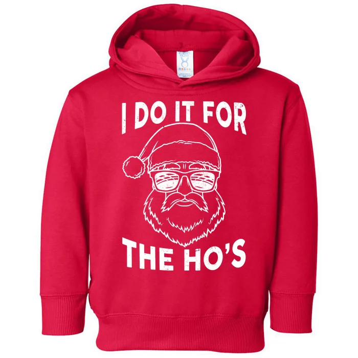 Christmas I Do it for the Ho's X-Mas Toddler Hoodie