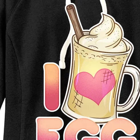 Christmas I Love Eggnog Women's Fleece Hoodie