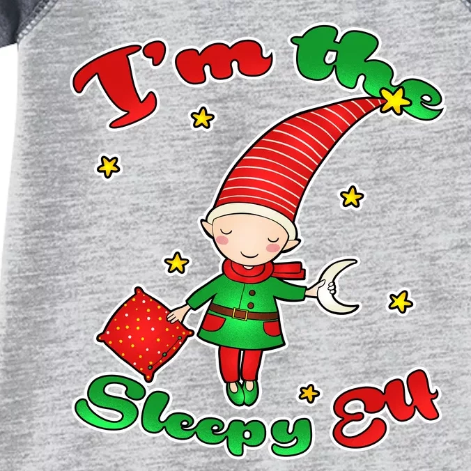 Christmas I'm The Sleepy Elf Infant Baby Jersey Bodysuit