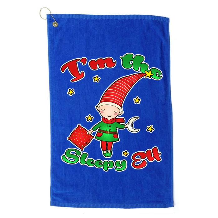 Christmas I'm The Sleepy Elf Platinum Collection Golf Towel