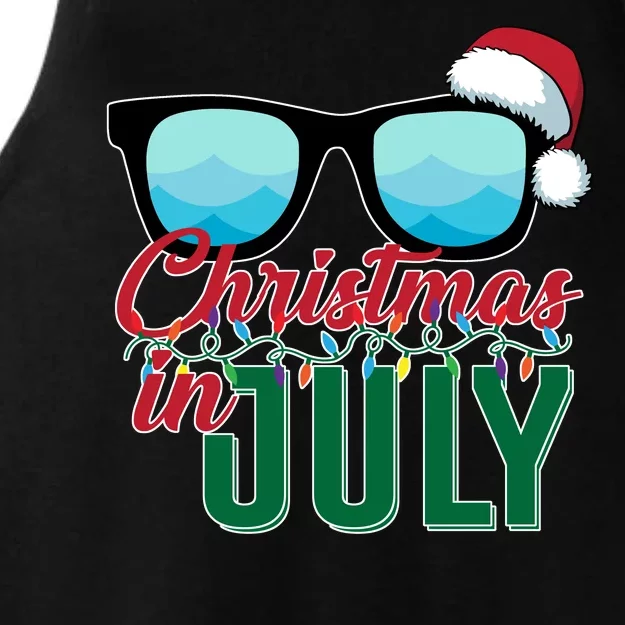 Christmas In July Ladies Tri-Blend Wicking Tank