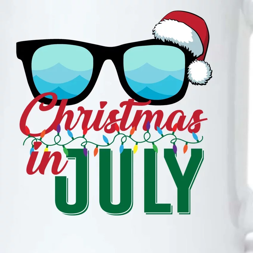 Christmas In July Black Color Changing Mug