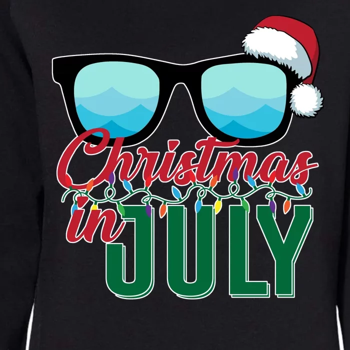 Christmas In July Womens California Wash Sweatshirt