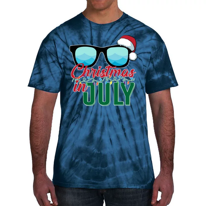 Christmas In July Tie-Dye T-Shirt