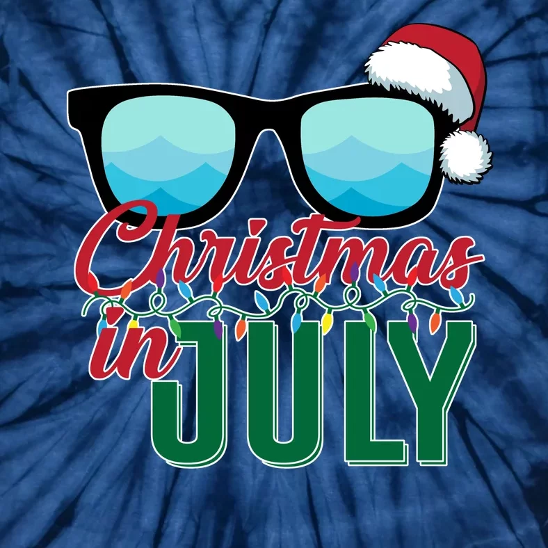 Christmas In July Tie-Dye T-Shirt