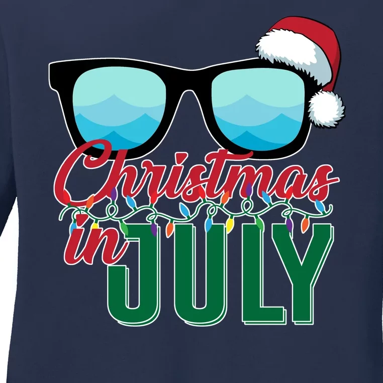 Christmas In July Ladies Long Sleeve Shirt