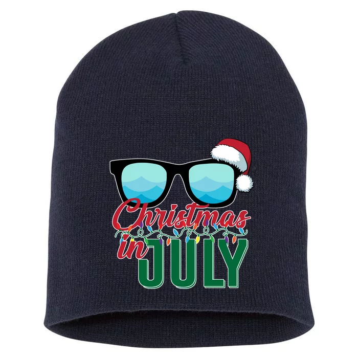 Christmas In July Short Acrylic Beanie