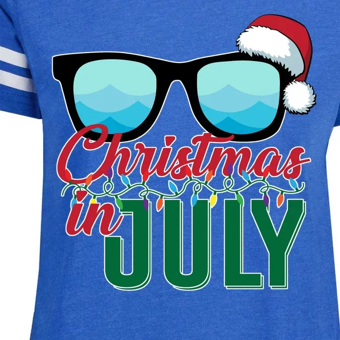 Christmas In July Enza Ladies Jersey Football T-Shirt