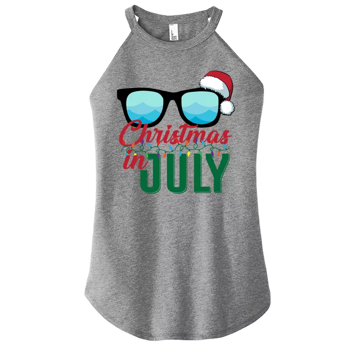 Christmas In July Women’s Perfect Tri Rocker Tank