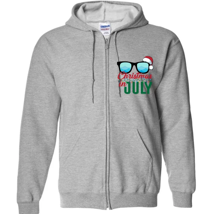 Christmas In July Full Zip Hoodie