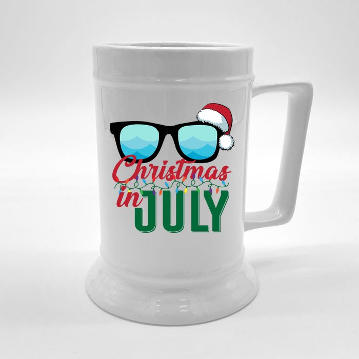 Christmas In July Front & Back Beer Stein