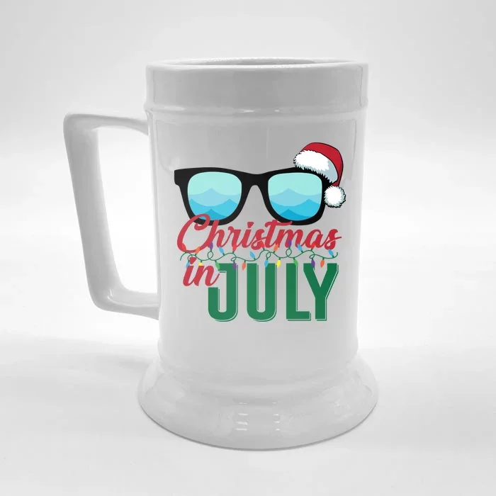 Christmas In July Front & Back Beer Stein