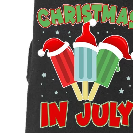 Christmas In July Festive Popsicles Doggie 3-End Fleece Hoodie