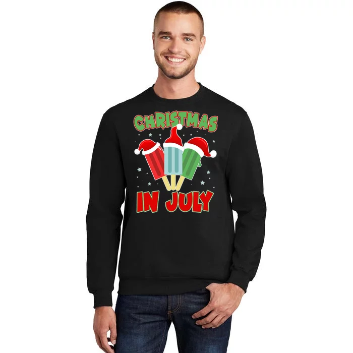 Christmas In July Festive Popsicles Sweatshirt