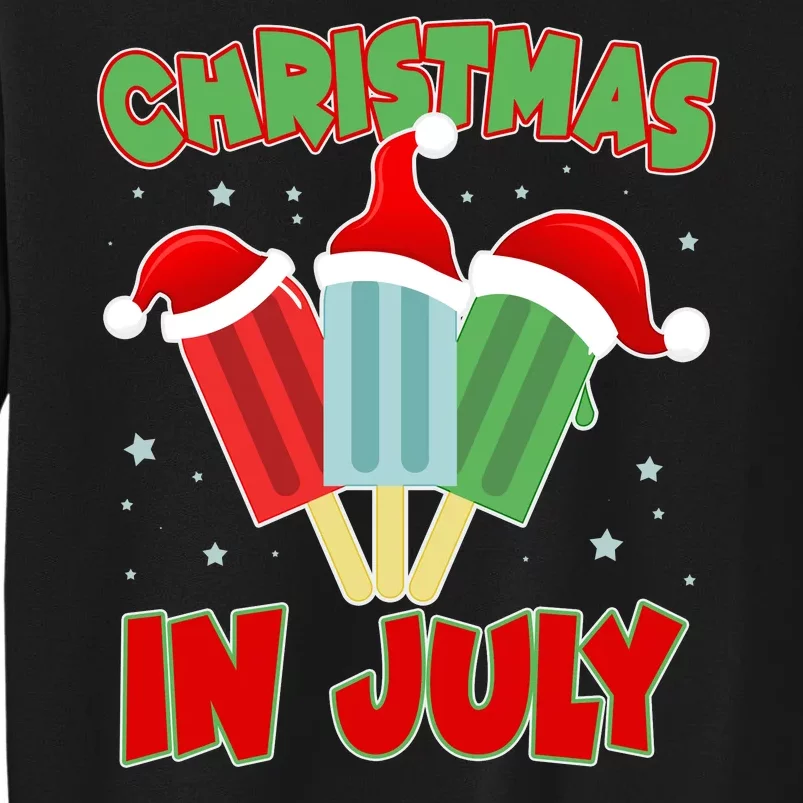 Christmas In July Festive Popsicles Sweatshirt