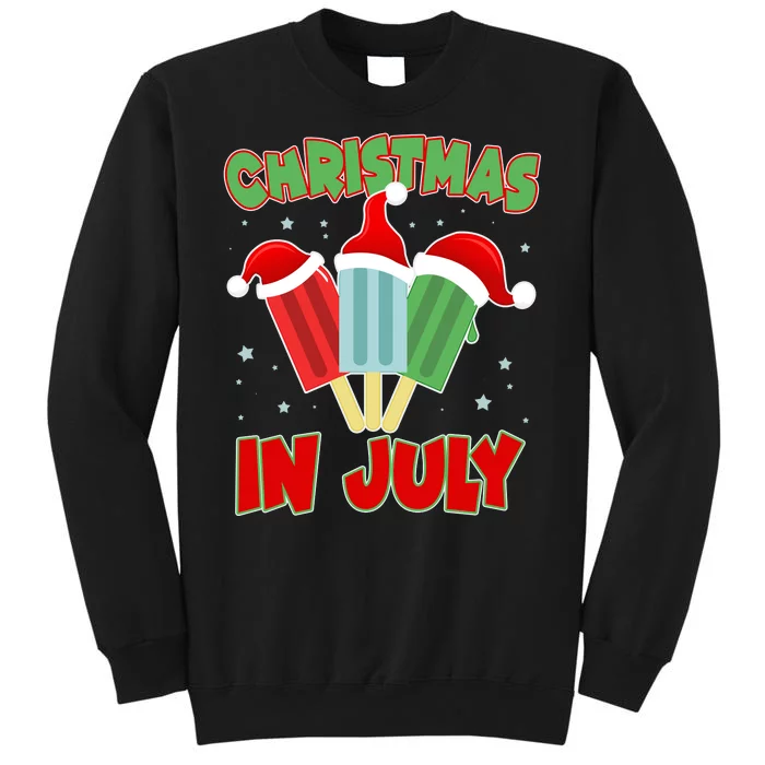 Christmas In July Festive Popsicles Sweatshirt