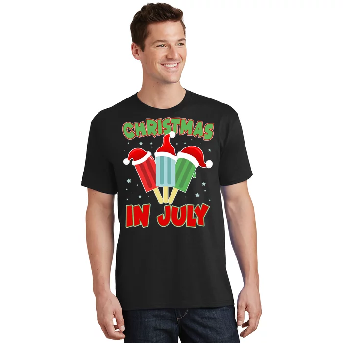 Christmas In July Festive Popsicles T-Shirt