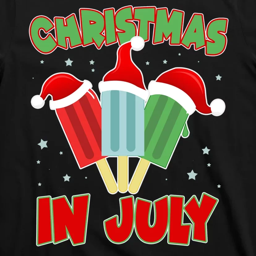 Christmas In July Festive Popsicles T-Shirt