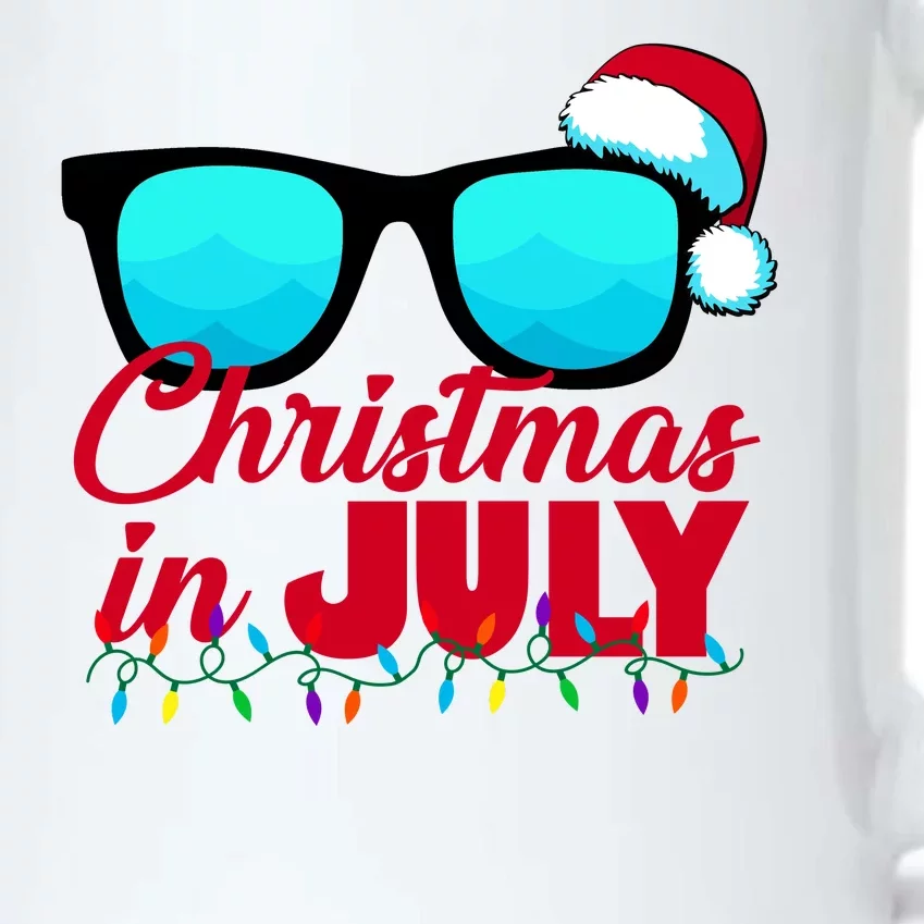 Christmas in July Santa Shades Black Color Changing Mug