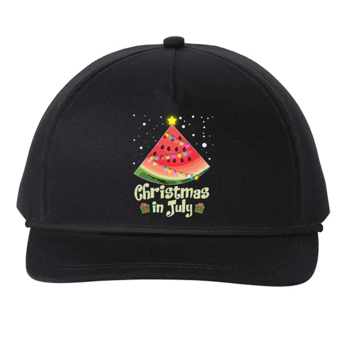 Christmas In July Watermellon Tree Snapback Five-Panel Rope Hat