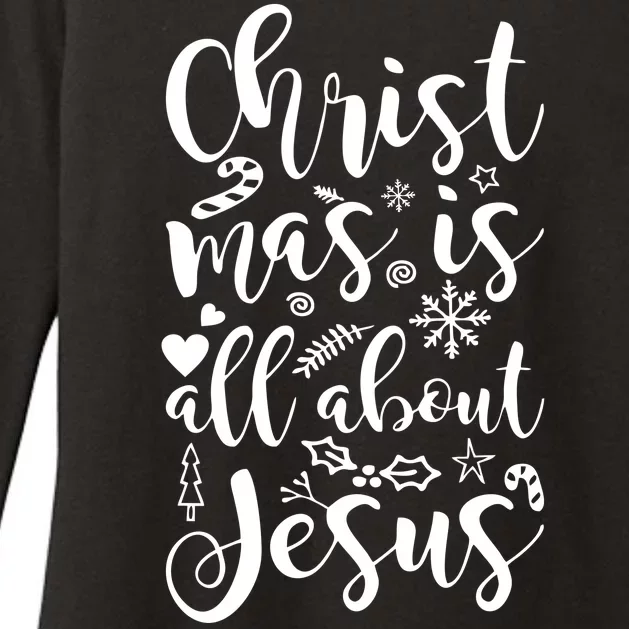 Christmas Is All About Jesus Womens CVC Long Sleeve Shirt