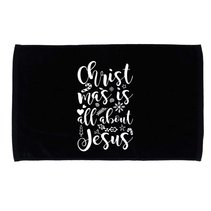 Christmas Is All About Jesus Microfiber Hand Towel