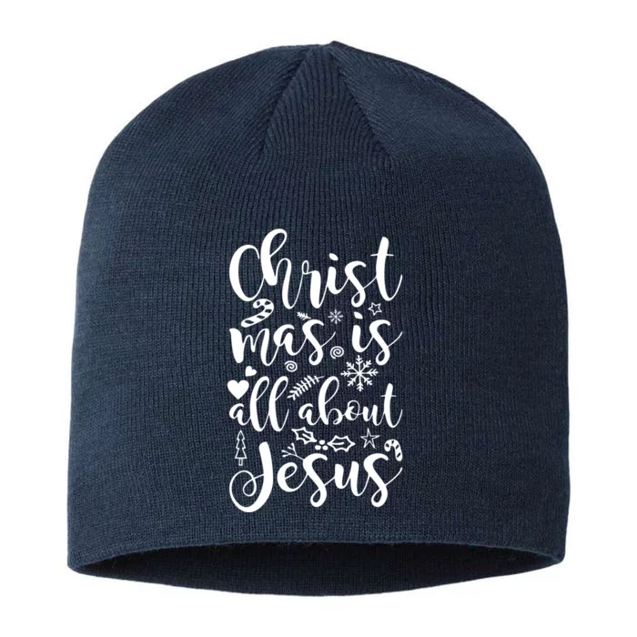 Christmas Is All About Jesus 8 1/2in Sustainable Knit Beanie