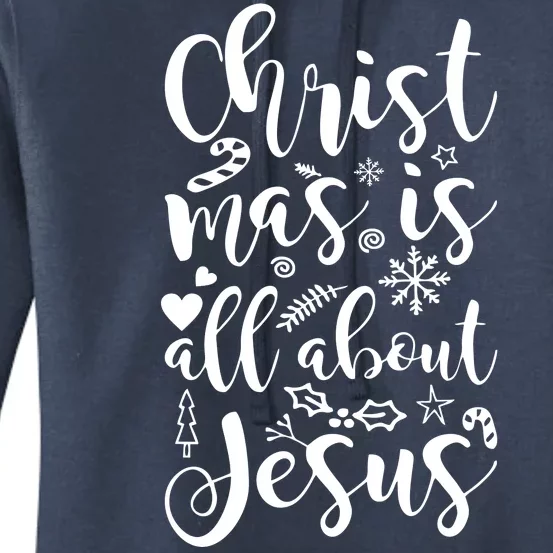 Christmas Is All About Jesus Women's Pullover Hoodie