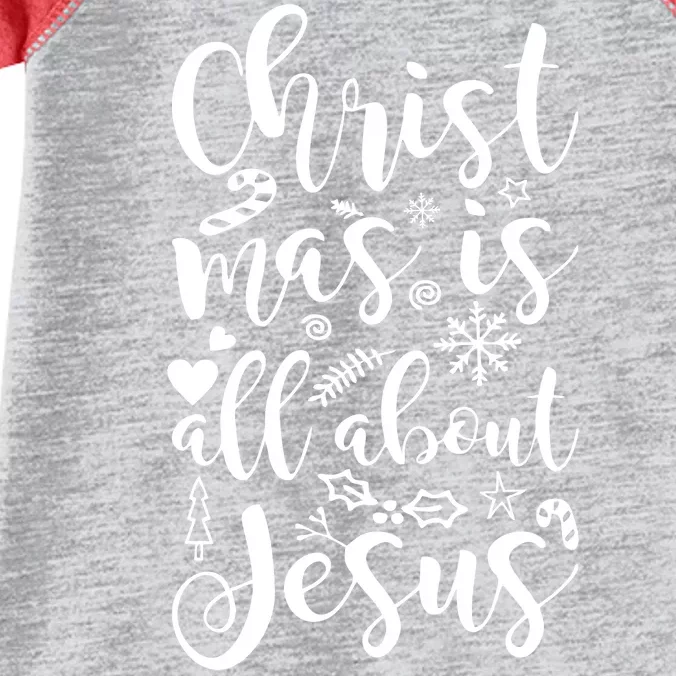 Christmas Is All About Jesus Infant Baby Jersey Bodysuit