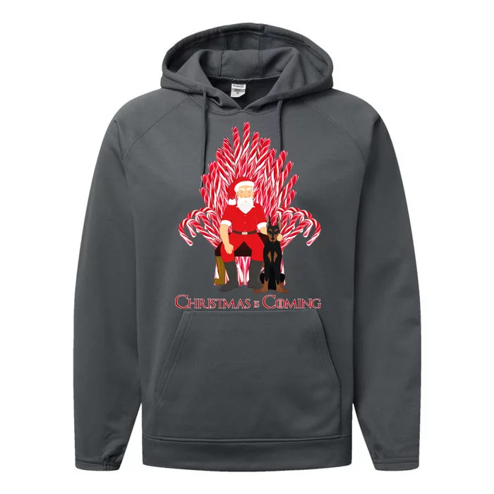 Christmas Is Coming Performance Fleece Hoodie