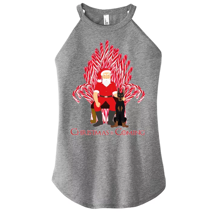 Christmas Is Coming Women’s Perfect Tri Rocker Tank