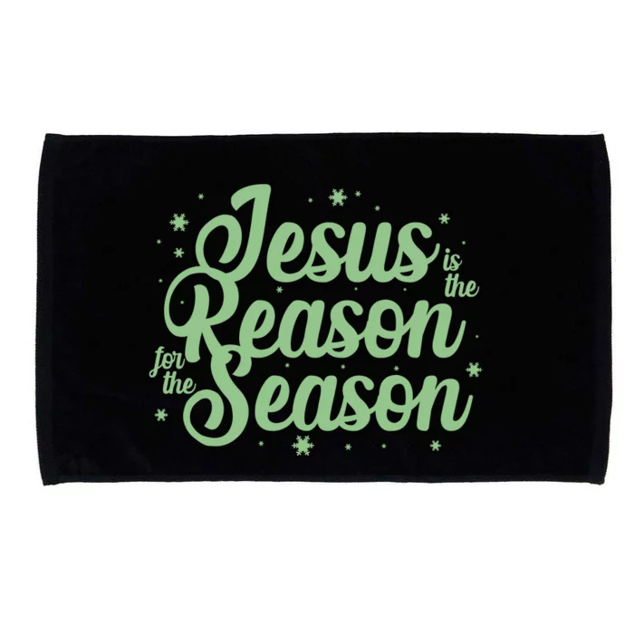 Christmas Jesus Is The Reason For The Season Microfiber Hand Towel